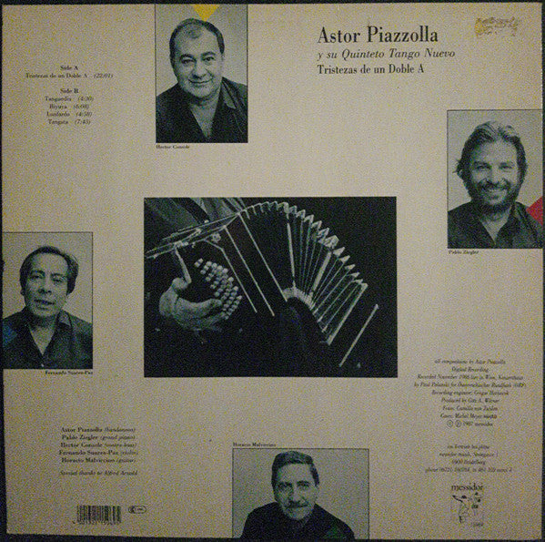 Astor Piazzolla Y Su Quinteto Tango Nuevo : Tristezas De Un Doble A (LP, Album)