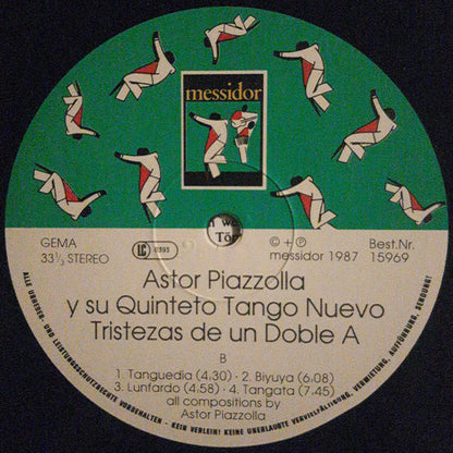 Astor Piazzolla Y Su Quinteto Tango Nuevo : Tristezas De Un Doble A (LP, Album)