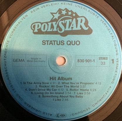 Status Quo : Hit Album (LP, Comp)