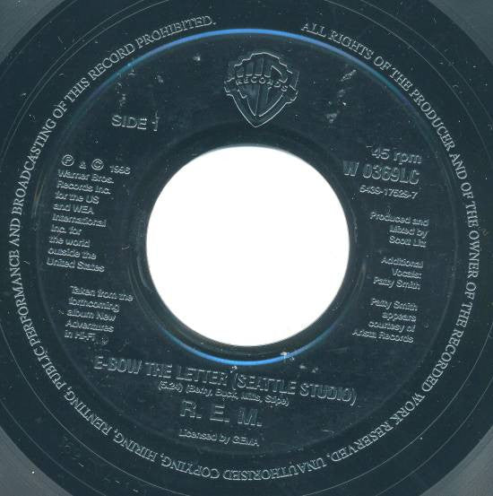 R.E.M. : E-Bow The Letter (7", Jukebox)