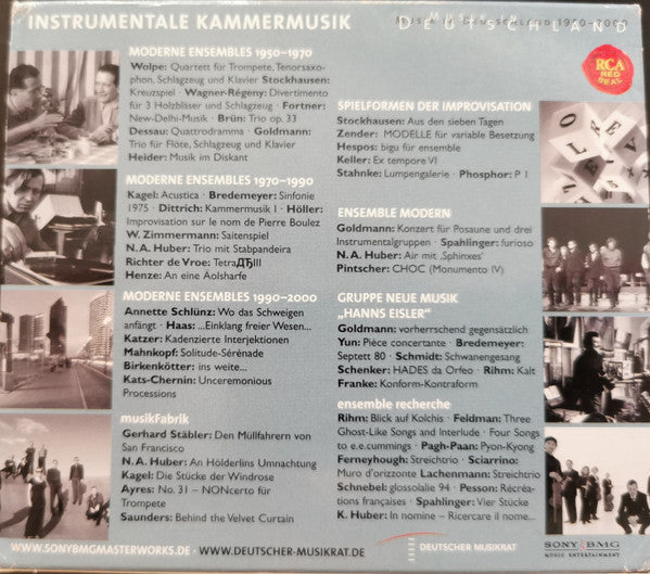 Various : Musik In Deutschland 1950-2000 - Konzertmusik / Instrumentale Kammermusik (8xCD, Comp + Box)