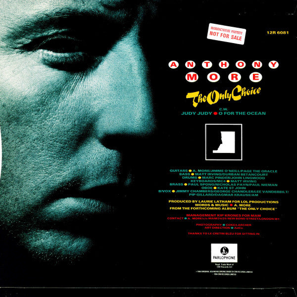 Anthony More* : The Only Choice (12")