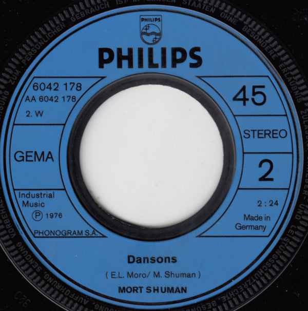 Mort Shuman : Papa-Tango-Charly (7", Single)