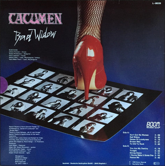 Cacumen : Bad Widow (LP, Album)