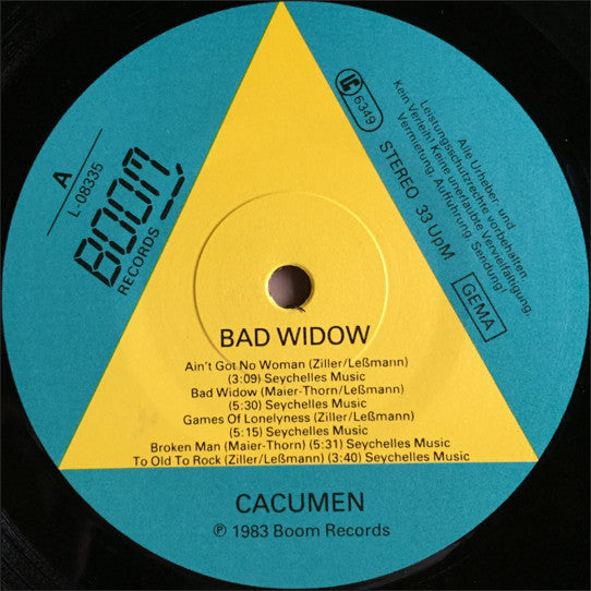 Cacumen : Bad Widow (LP, Album)