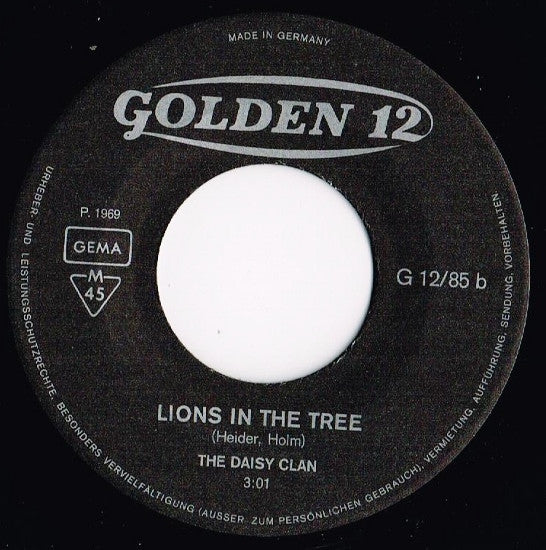 The Daisy Clan* : Mr. Walkie Talkie / Lions In The Tree (7", Single, Mono)