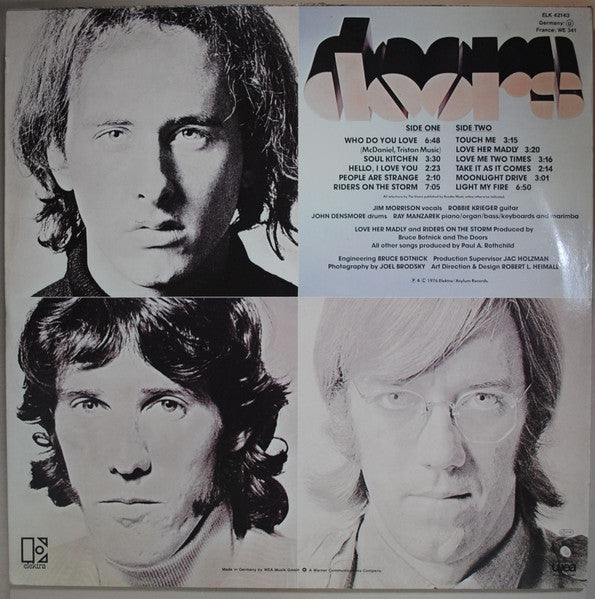 The Doors : The Best Of Doors (LP, Comp, RE)