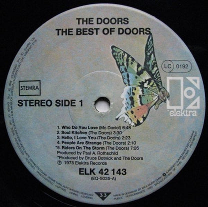 The Doors : The Best Of Doors (LP, Comp, RE)
