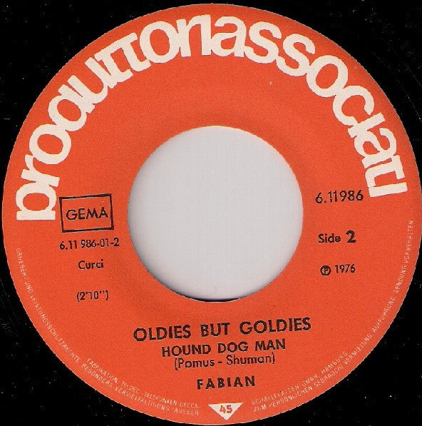 Fabian (6) : Tiger (7")