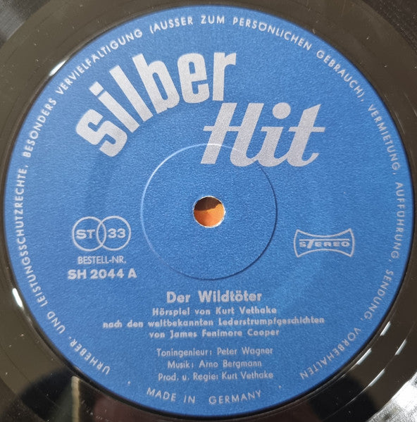 James Fenimore Cooper : Der Wildtöter (LP)