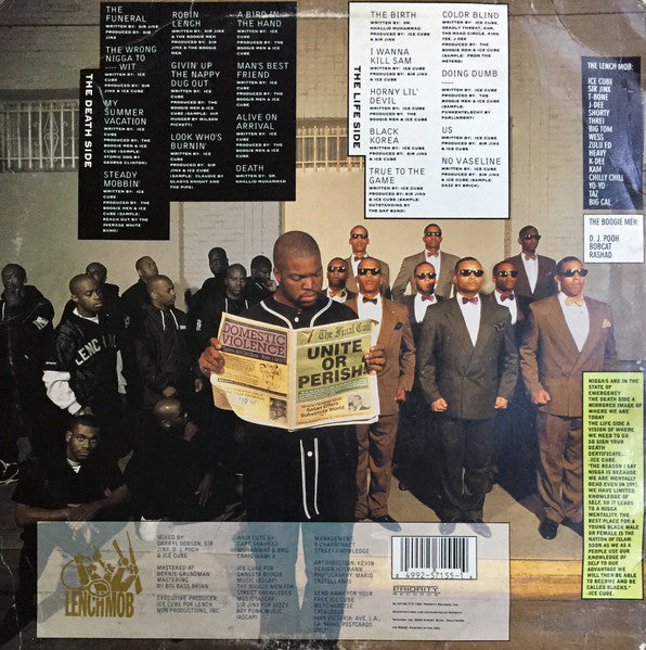 Ice Cube : Death Certificate (LP, Album)