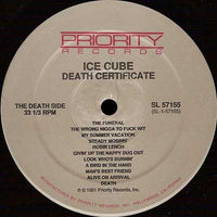 Ice Cube : Death Certificate (LP, Album)