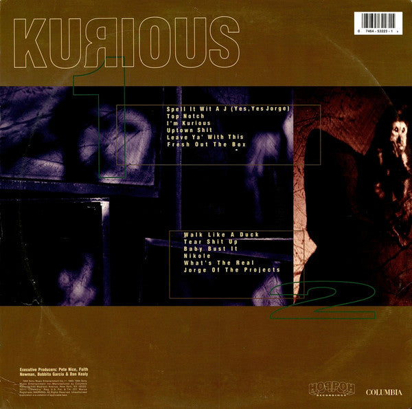 Kurious : A Constipated Monkey (LP, Album)