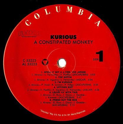 Kurious : A Constipated Monkey (LP, Album)