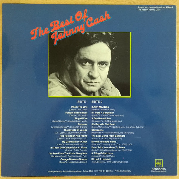 Johnny Cash : The Best Of Johnny Cash (LP, Comp, Club)