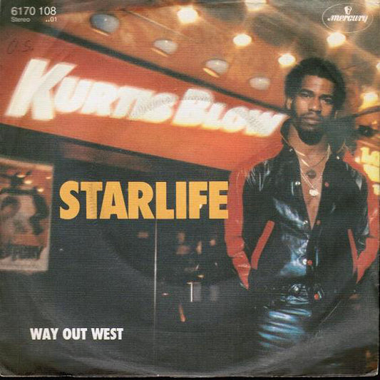 Kurtis Blow : Starlife / Way Out West (7", Single)