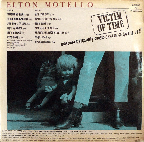 Elton Motello : Victim Of Time (LP, Album)