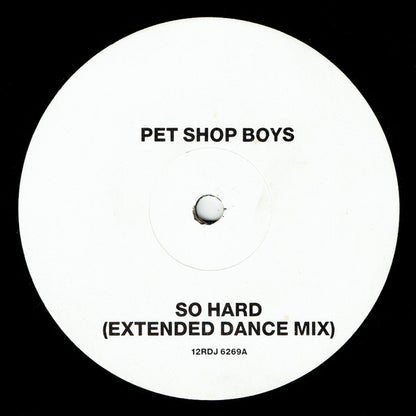 Pet Shop Boys : So Hard (12", Promo)