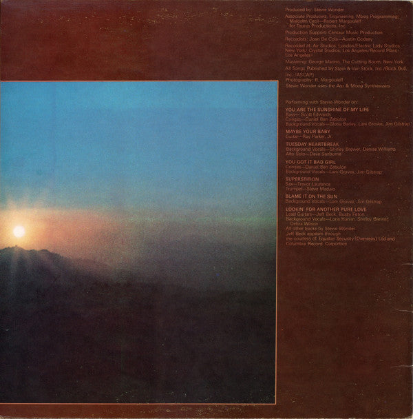 Stevie Wonder : Talking Book (LP, Album)
