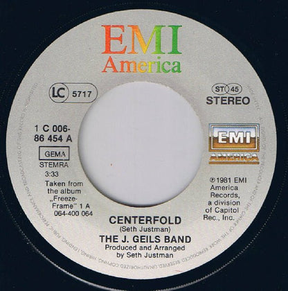 The J. Geils Band : Centerfold (7", Single)