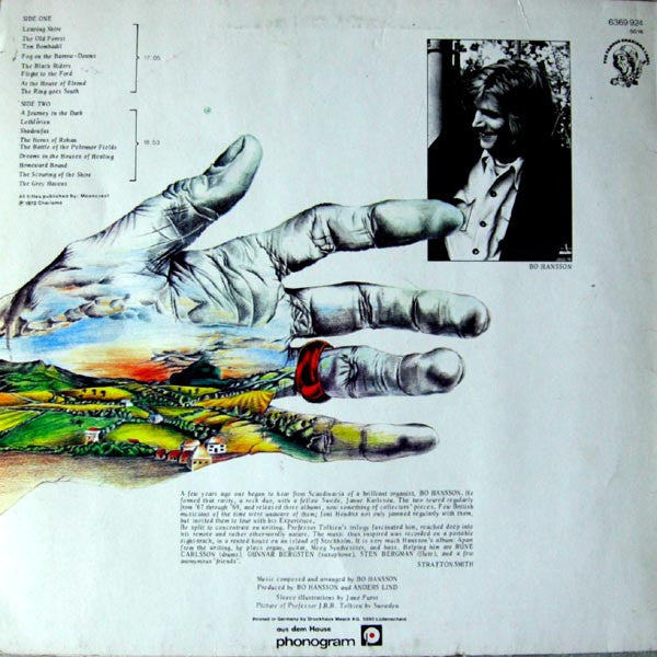 Bo Hansson : Music Inspired By Lord Of The Rings (LP, Album, RE)