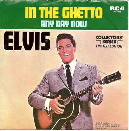 Elvis* : In The Ghetto (7", Single, Mono, Ltd, RE, Ind)