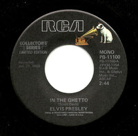 Elvis* : In The Ghetto (7", Single, Mono, Ltd, RE, Ind)