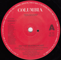 Ten Sharp : Ain't My Beating Heart (7", Single)