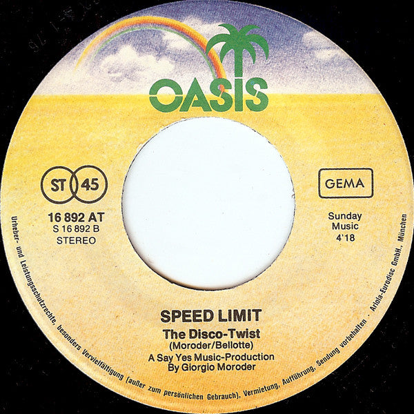 Speed Limit (4) : Bump The Twist  (7", Single)
