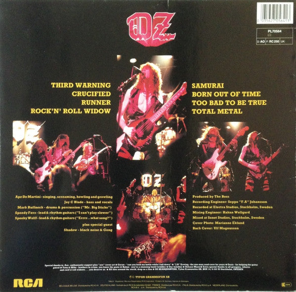 Oz (15) : III Warning (LP, Album)
