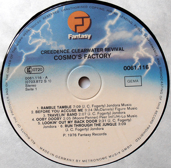 Creedence Clearwater Revival : Cosmo's Factory (LP, Album, RE)