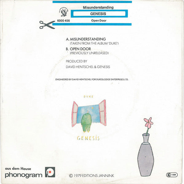Genesis : Misunderstanding (7", Single)