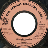 Genesis : Misunderstanding (7", Single)