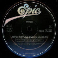 Wham! : Last Christmas (Pudding Mix) / Everything She Wants (12", Maxi)