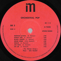 The Warner Group , piano:  John Randoll : Orchestral Pop (LP)