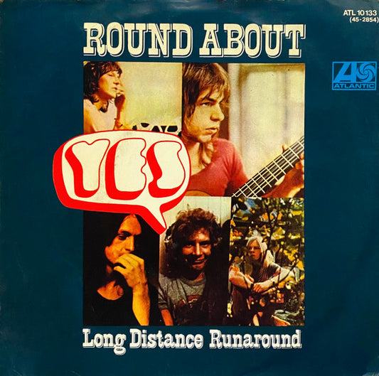 Yes : Round About / Long Distance Runaround (7", Single)
