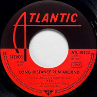 Yes : Round About / Long Distance Runaround (7", Single)