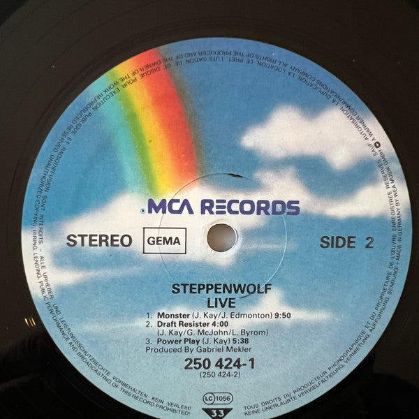 Steppenwolf : Live (2xLP, Album, RE, Gat)