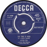 After Tea : Not Just A Flower In Your Hair / The Time Is Nigh (7", Single, Mono)
