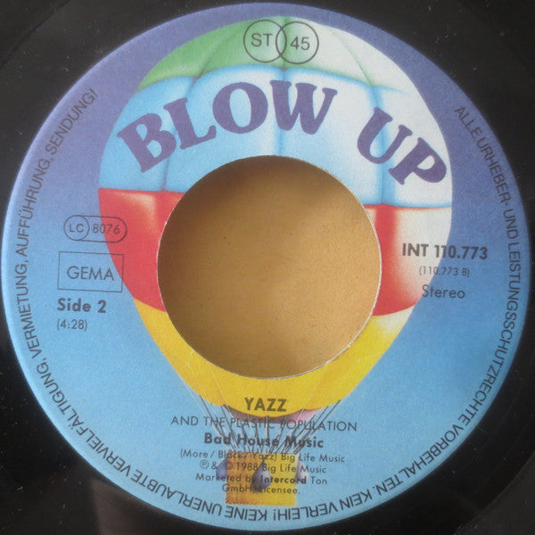 Yazz And The Plastic Population : The Only Way Is Up (7", Single, Pos)