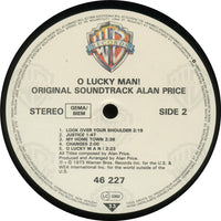 Alan Price : O Lucky Man! - Original Soundtrack (LP, Album, RP)