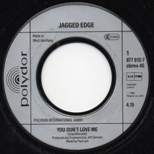 Jagged Edge (3) : You Don't Love Me (7", Single)
