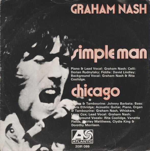 Graham Nash : Simple Man  / Chicago (7", Single)