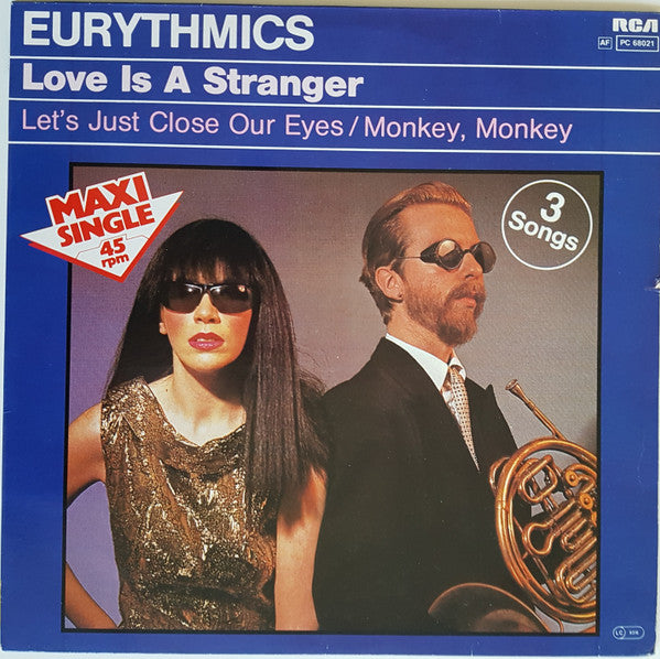Eurythmics : Love Is A Stranger (12", Maxi)