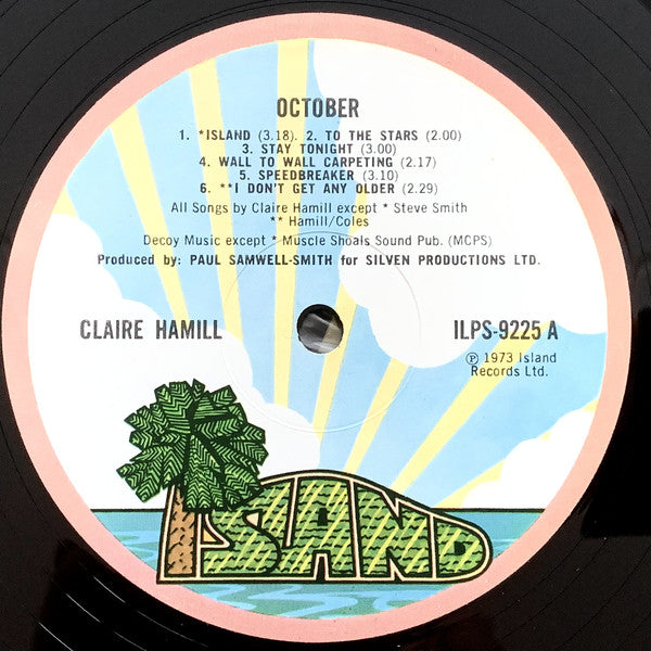 Claire Hamill : October (LP, Album)