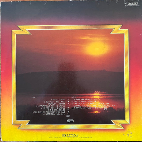 Eloy : Dawn (LP, Album, RP)