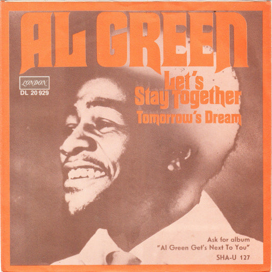 Al Green : Let's Stay Together (7", Single)