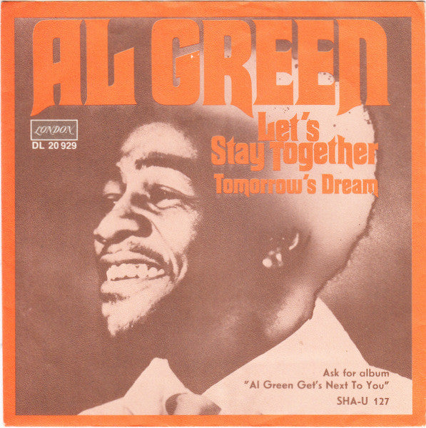 Al Green : Let's Stay Together (7", Single)