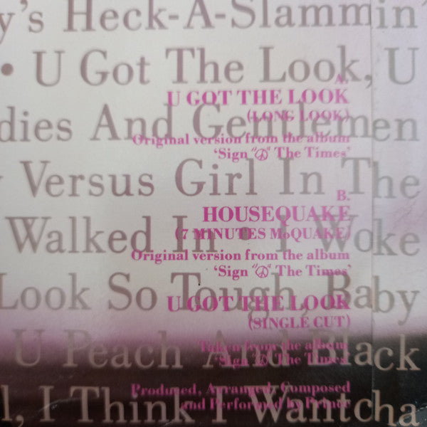Prince : U Got The Look (12", Single, PRS)