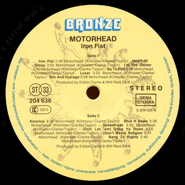 Motörhead : Iron Fist (LP, Album)